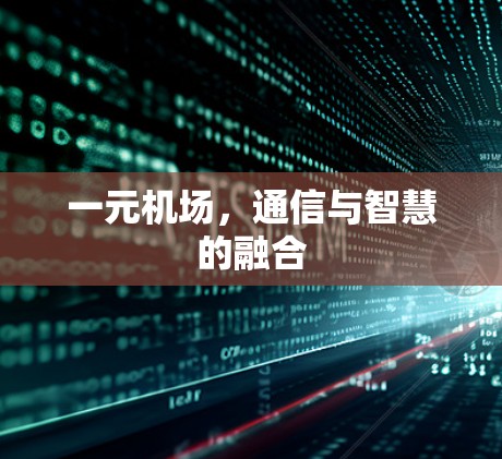一元机场，通信与智慧的融合