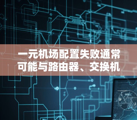 一元机场配置失败通常可能与路由器、交换机、网络设备或软件配置有关。以下是一些建议,以帮助你排查和解决问题 一元机场配置失败通常可能与路由器、交换机、网络设备或软件配置有关。以下是一些建议,以帮助你排查和解决问题