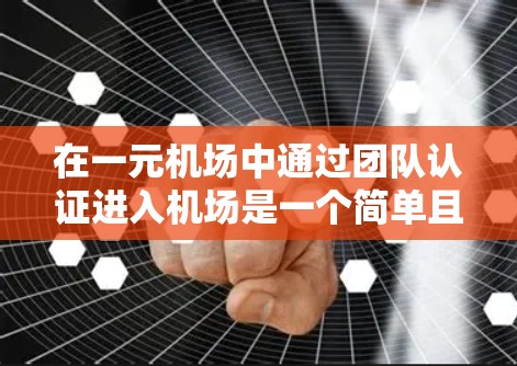 在一元机场中通过团队认证进入机场是一个简单且高效的流程，以下是详细的步骤说明