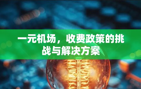 一元机场，收费政策的挑战与解决方案
