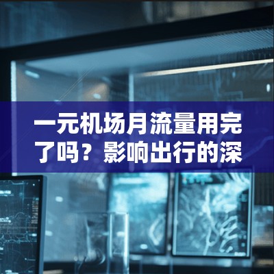 一元机场月流量用完了吗？影响出行的深层因素