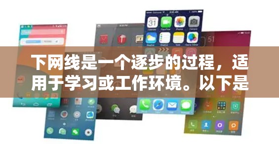 下网线是一个逐步的过程，适用于学习或工作环境。以下是详细的步骤指南