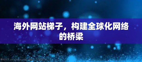 海外网站梯子，构建全球化网络的桥梁