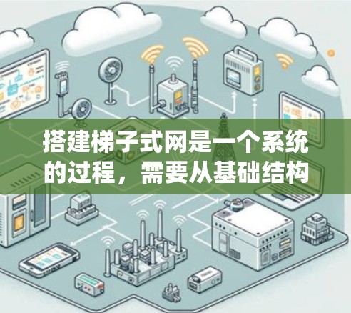搭建梯子式网是一个系统的过程，需要从基础结构和布线开始，逐步增加设备数量和复杂度。以下是一个详细的步骤指南