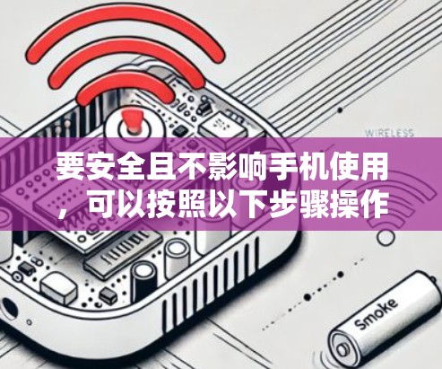 要安全且不影响手机使用，可以按照以下步骤操作