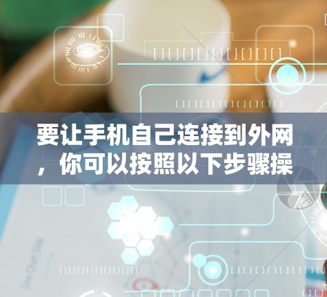 要让手机自己连接到外网，你可以按照以下步骤操作