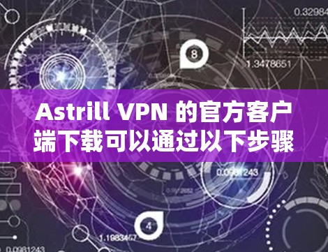 Astrill VPN 的官方客户端下载可以通过以下步骤进行