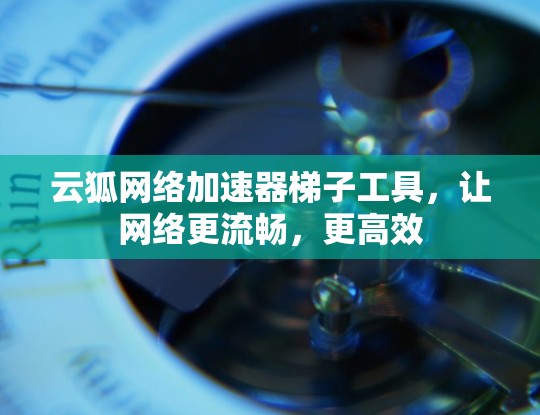 云狐网络加速器梯子工具，让网络更流畅，更高效