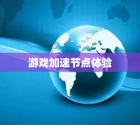 游戏加速节点体验