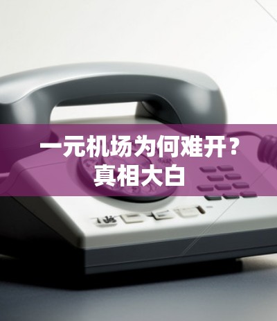 一元机场为何难开？真相大白
