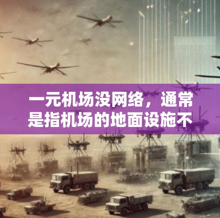 一元机场没网络，通常是指机场的地面设施不连接到互联网，或者有网络但无法使用，例如信号不稳定或者其他问题。以下是一些可能的解决方案